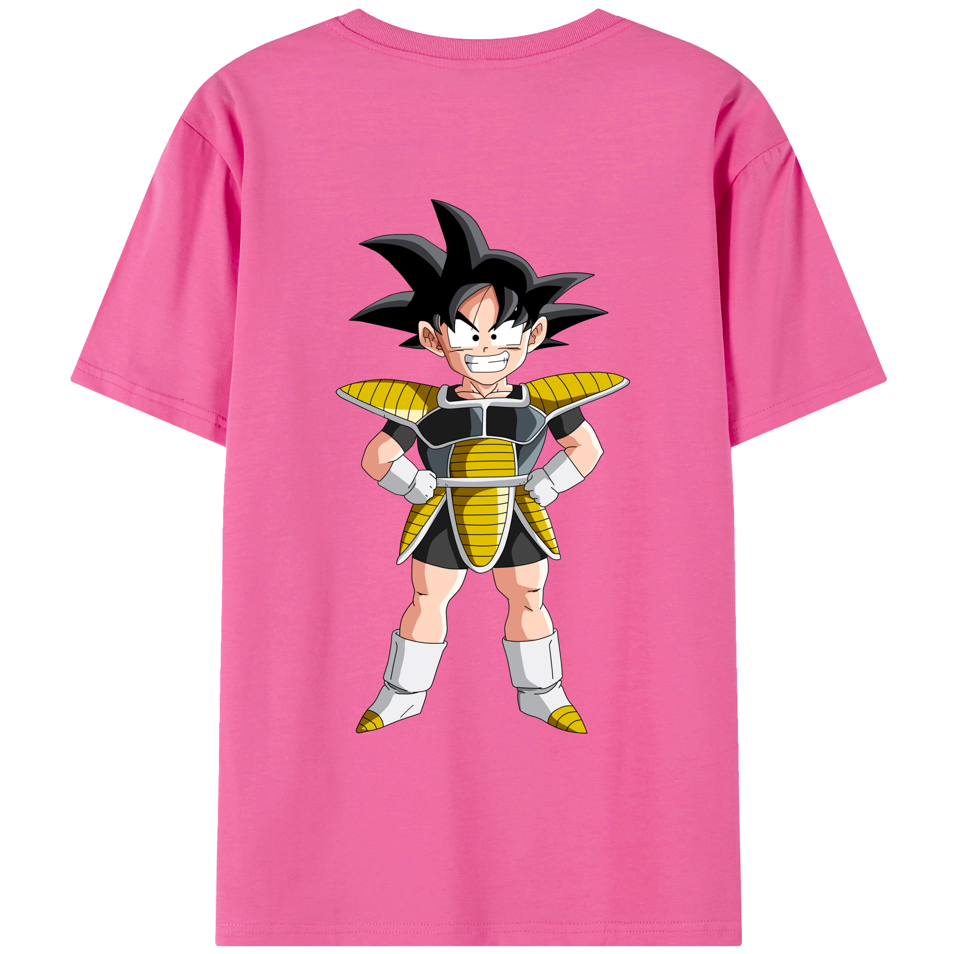 （画像用） ドラゴンボール 孫悟空（そん ごくう）Son Goku カカロット DRAGON BALL Kakarotto レディース半袖Tシャツ(バックプリント)
